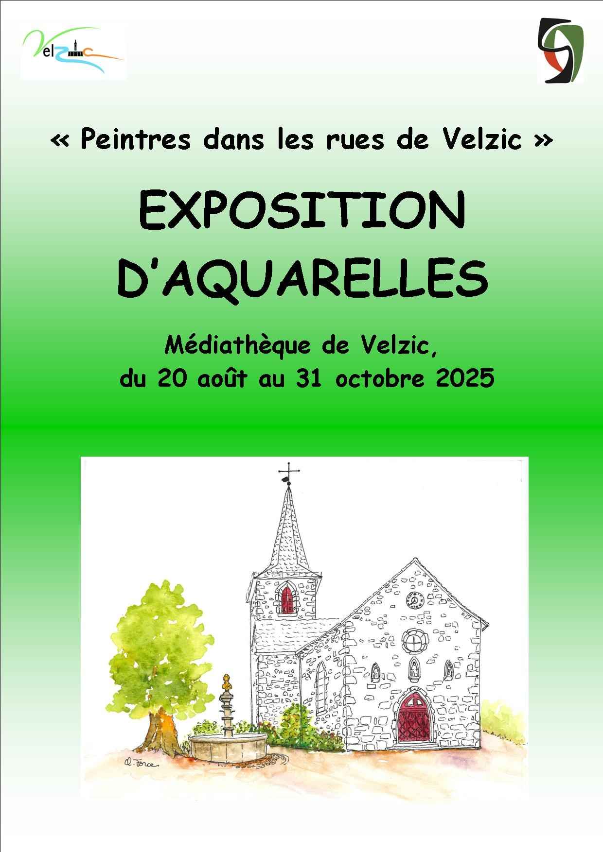 affiche expo peintres dans la rue 2025